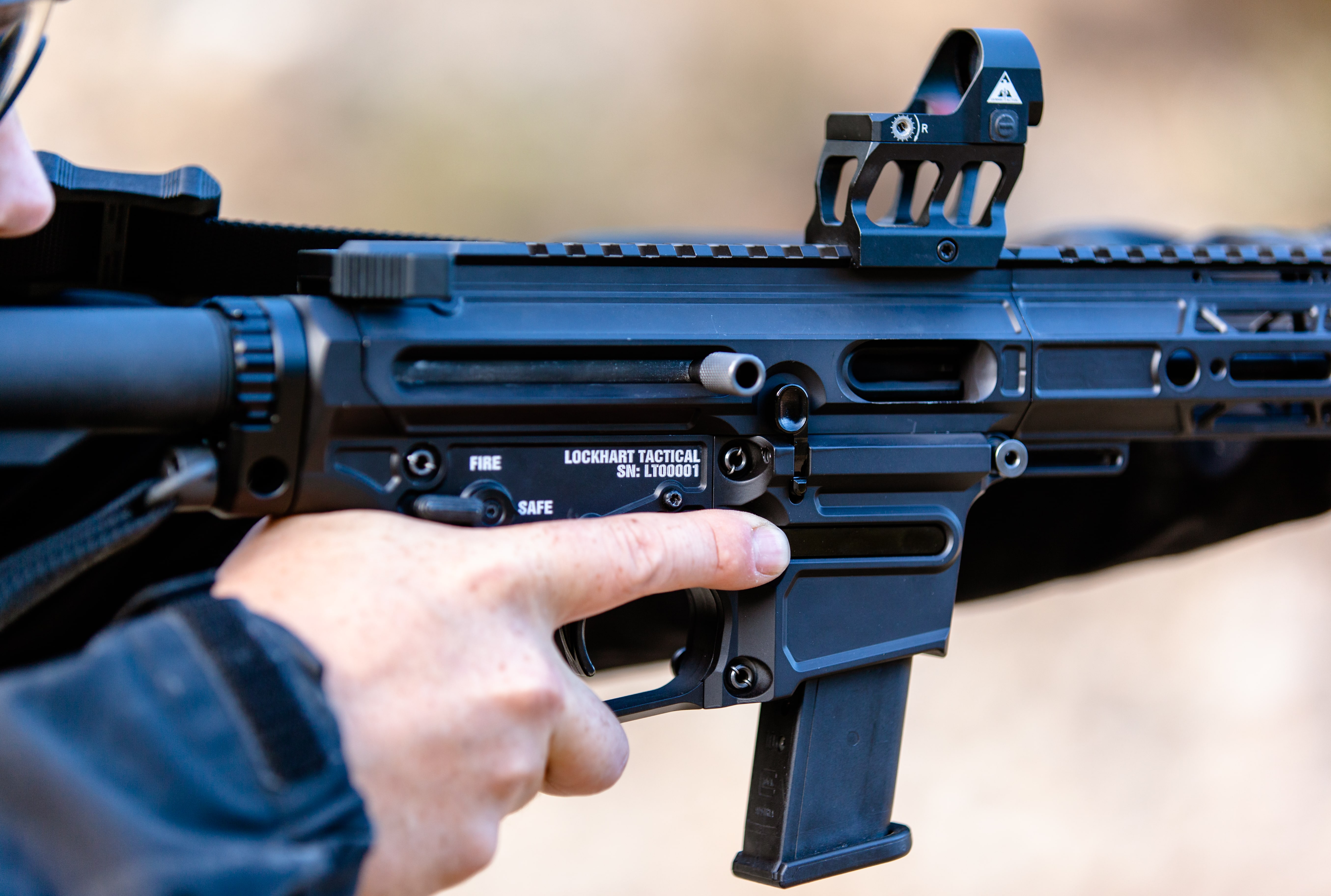 Lockhart Tactical  Raven Modular Semi-Auto Rifles - Cadex Defence - MX1  Muzzle Brake
