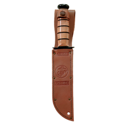 Ka-Bar Full-size Brown Leather USMC Sheath