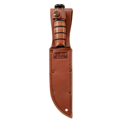 Ka-Bar Short Brown Learther USA Sheath