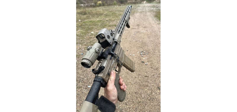 LTAC Raven Mid Length Upper Brass Deflector [5.56 NATO]