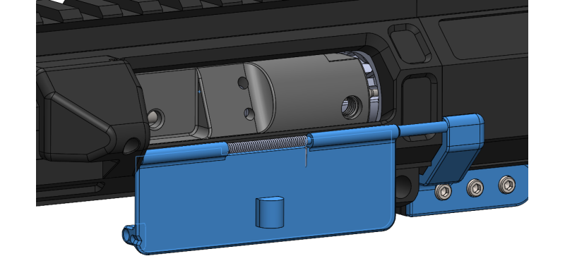 LTAC Raven Long Length Upper Dust Cover Door [7.62 NATO]