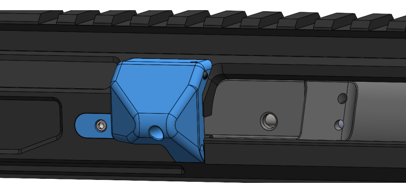 LTAC Raven Mid Length Upper Brass Deflector [5.56 NATO]