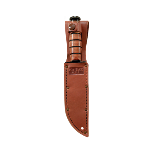 Ka-Bar Short Brown Learther USA Sheath