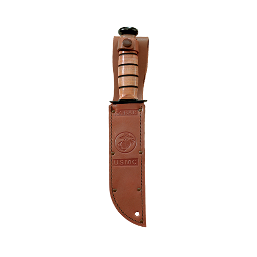 Ka-Bar Short Brown Leather USMC Sheath