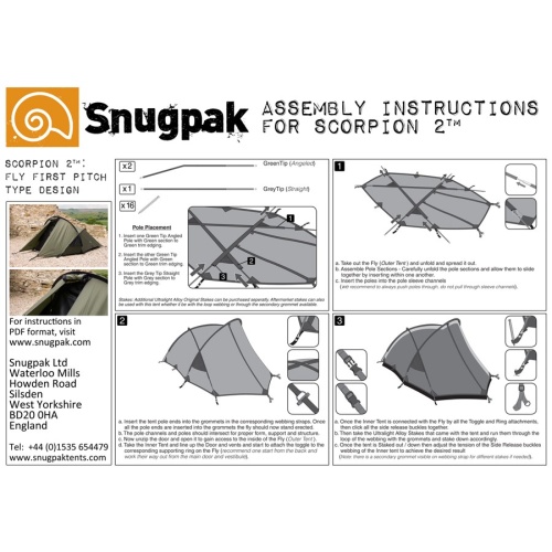 Snugpak Scorpion 2 Tent